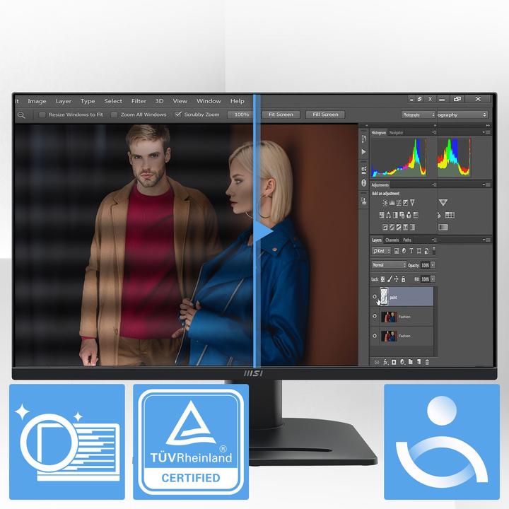 Produktbild MSI Pro MP275QPG (2560 x 1440 Pixel, 27")