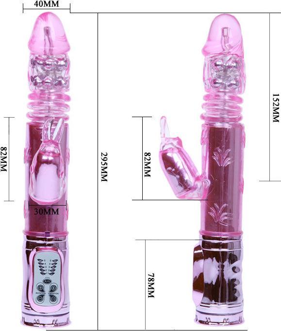 Image du produit Baile Vibrateur pour lapins "Throbbing Bunny Rotation".