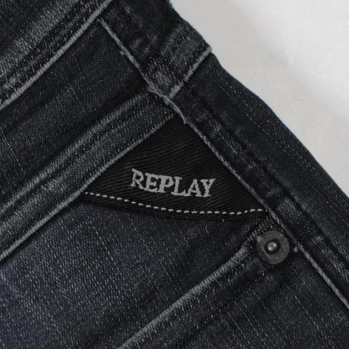 Actual product image Replay Anbass Jeans Slim black washed (W34/L34)