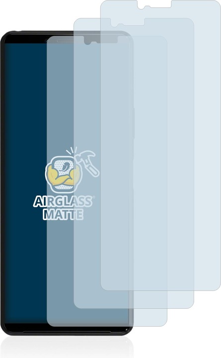 Actual product image BROTECT AirGlass Glass Matte (3 Piece, Sony Xperia 10 II)