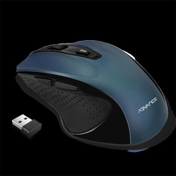 Image du produit Advance S-SHAPE-BL Souris droite RF sans fil optique 1000 DPI (Sans fil)