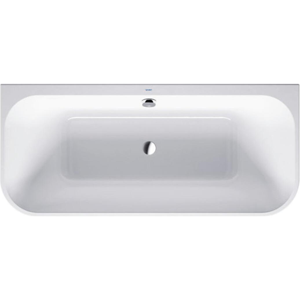 Duravit, Badewanne, Rechteckbadewanne mit Rundung Happy D,2 80 x 180 cm wei glatt 700318000000000 (180 l, 180 cm, 80 cm)