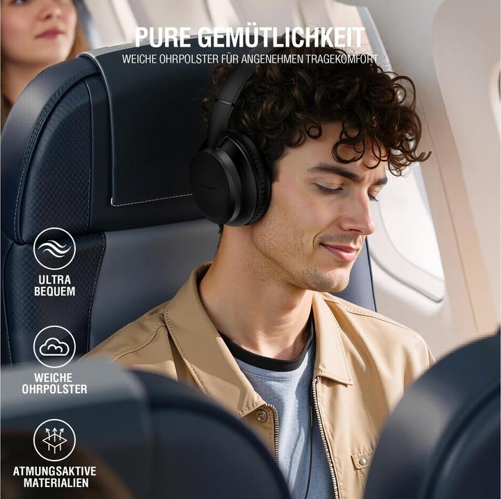 Produktbild 4smarts Over-Ear Bluetooth Kopfhörer SkyBuds Wave (Keine Geräuschunterdrückung, 10 h, Kabellos)