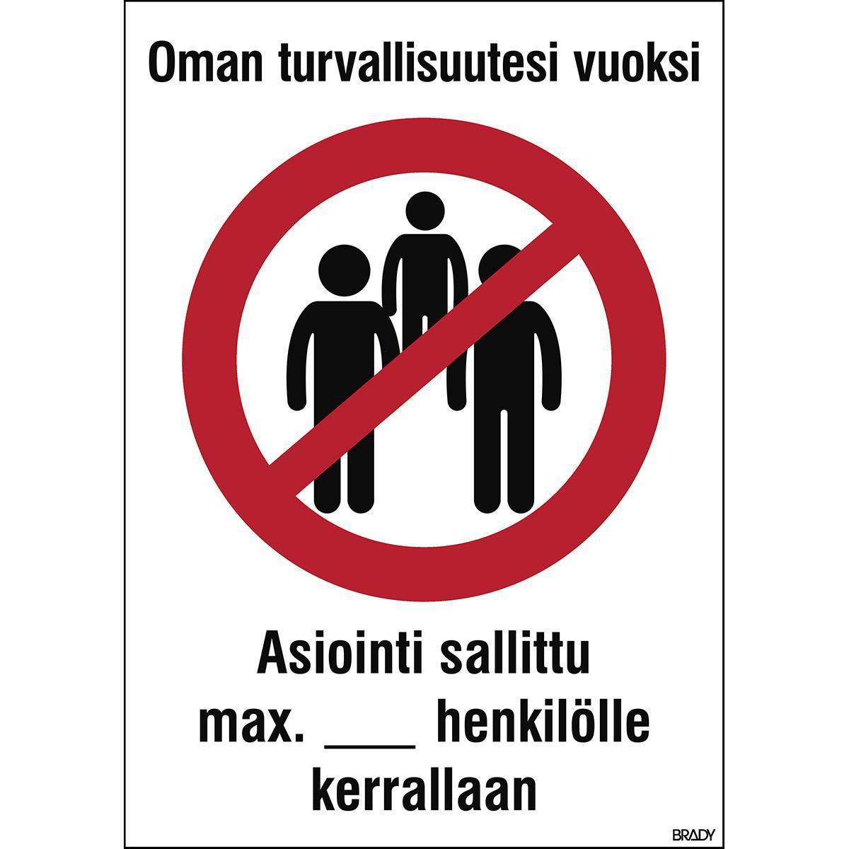 Brady, Etiketten, Safety Sign - For your