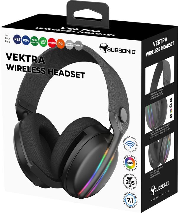 Produktbild Subsonic Wireless Headset All Platforms Led 7.1 MULTI (Kabellos)