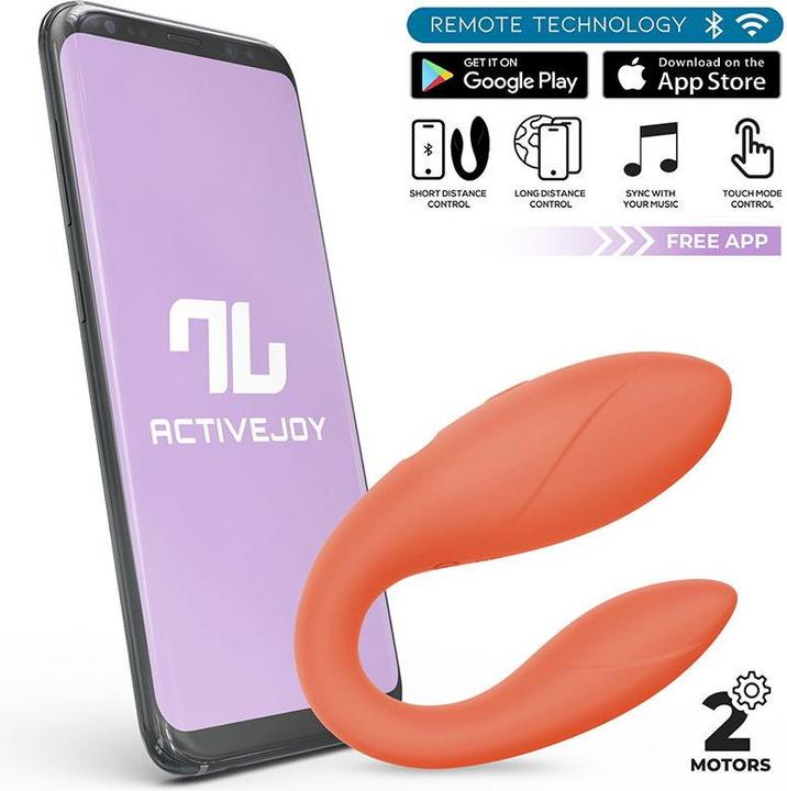 Actual product image IntoYou Vibrator für Paare mit App - Orange