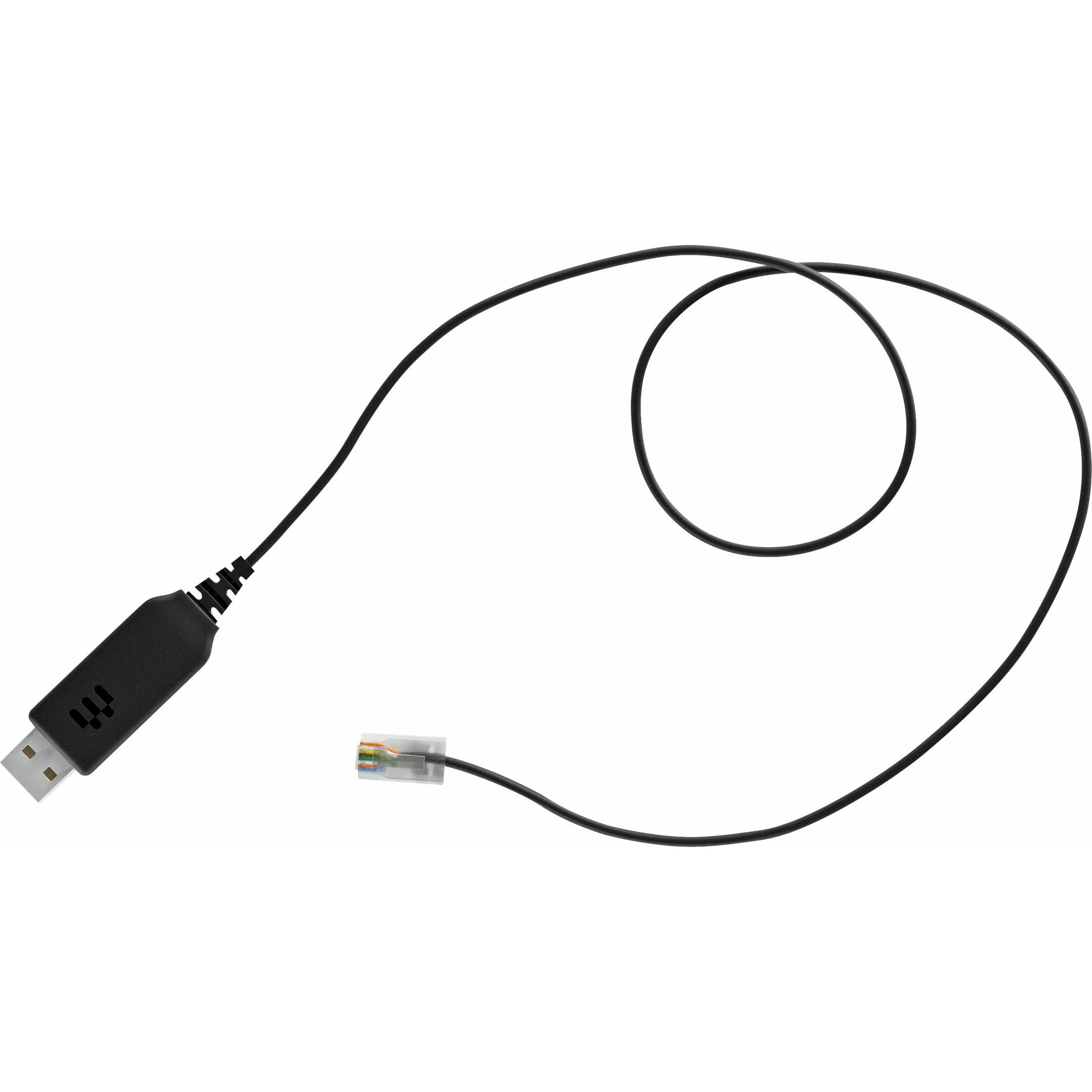 EPOS CEHS-CI 02 Elektronischer Hook-Switch Adapter für Headset, VoIP-Telefon, Headset Zubehör