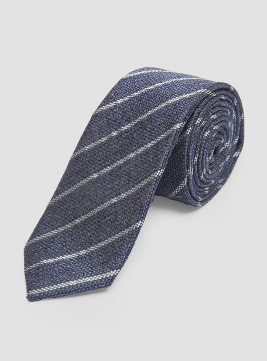 Image du produit S.Oliver Krawatte Gestreifte Krawatte aus Seidenmix