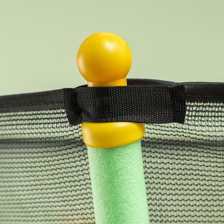Produktbild Homcom Kindertrampolin Stahl, Kunststoff Grün (163.50 cm)