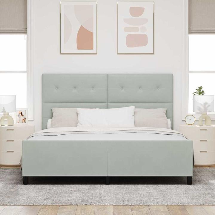 Actual product image vidaXL Modernes Bett (180 x 200 cm)