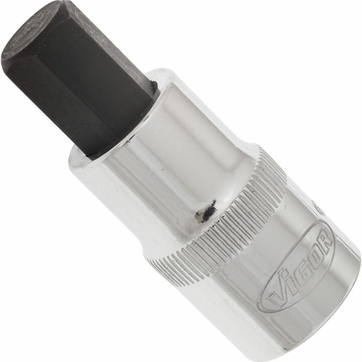 Produktbild Vigor Innensechskant Schraubendreher-Einsatz ∙ V2106 ∙ Vierkant12,5 mm (1/2 Zoll) ∙ Innen Sechskant… (12 mm)