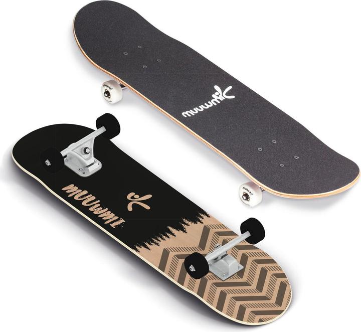 Actual product image Muuwmi Skateboard ABEC 7 Forest (31.10")