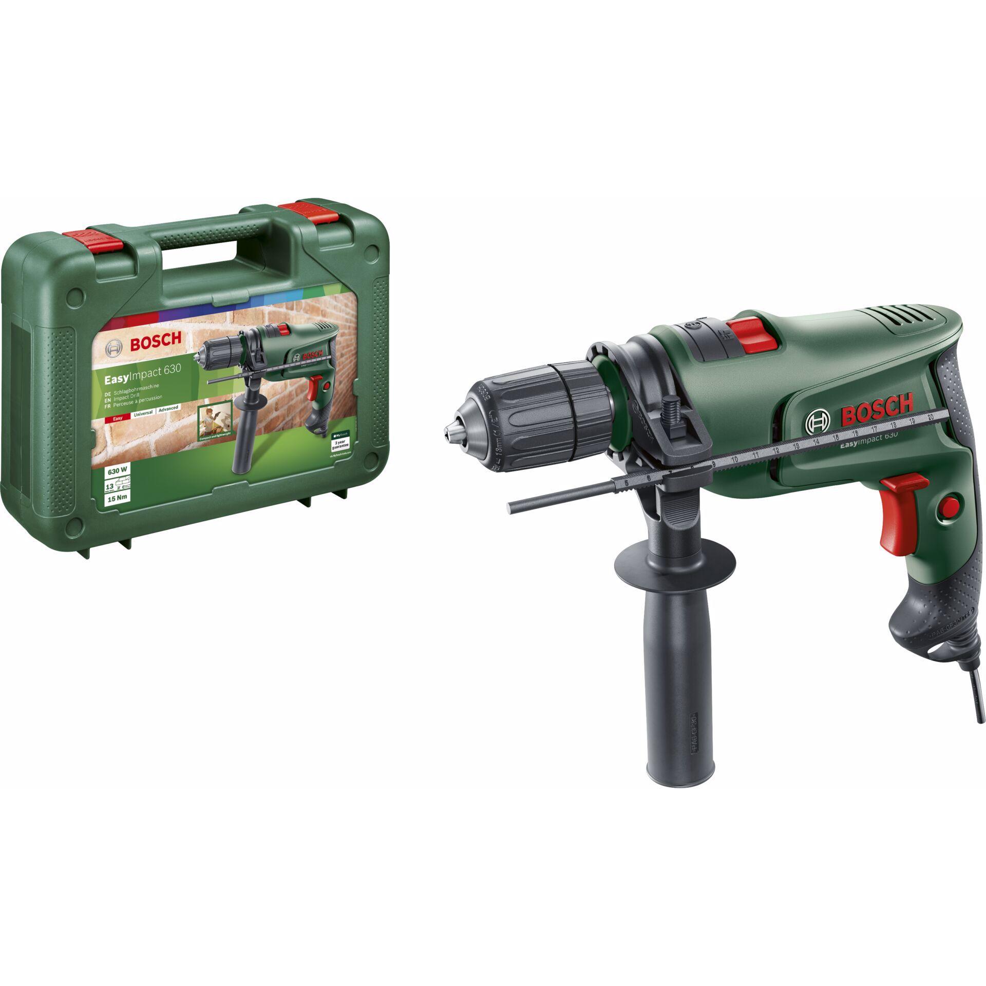 Thumbnail - Bosch Home & Garden, Bohrmaschine + Akkuschrauber, Schlagbohrmaschine EasyImpact 630 (Netzbetrieb)