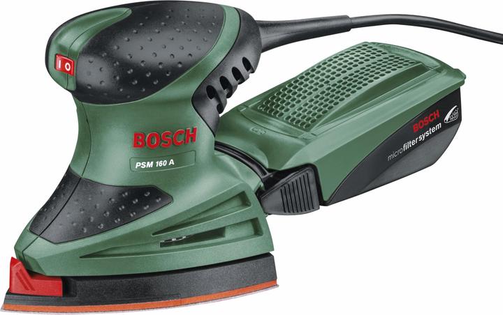 Image du produit Bosch Home & Garden PSM 160 A (Plateau de ponçage triangulaire, 160 W)