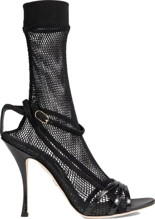 Dolce & Gabbana Fishnet Sandals (38.5)