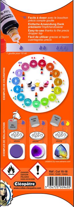 Produktbild Cléopâtre COLOR'RESIN, transp. Harzfarbe 15 ml (15 ml)