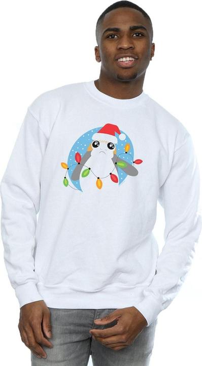 Produktbild Star Wars The Last Jedi Porg Christmas Lights Sweatshirt (4XL)