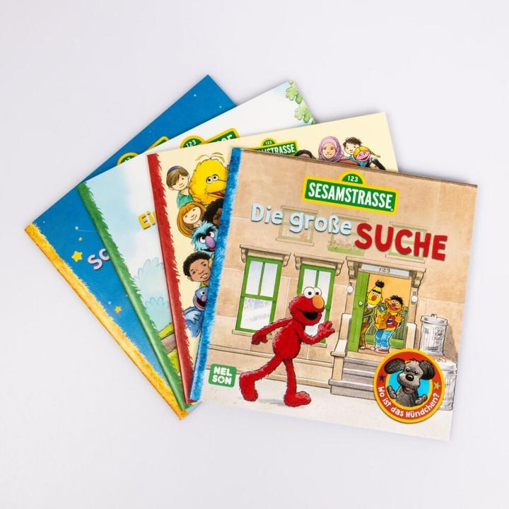 Immagine prodotto 4er-Set Maxi-Mini 45: Sesamstrasse (Tedesco, 2024)