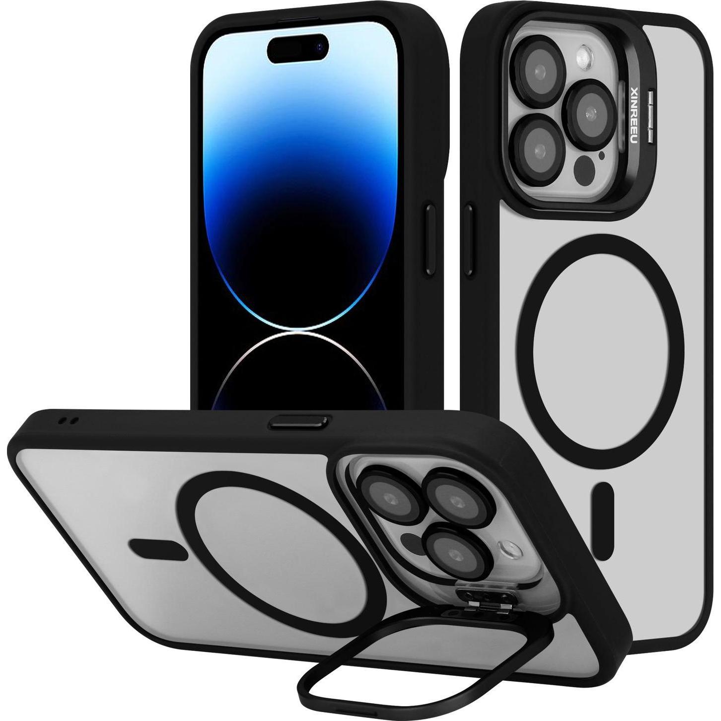 Cadorabo Hülle für iPhone 15 PRO MAX kompatibel mit Magsafe inkl. Kameralinsen Schutz (Apple iPhone 15 Pro Max), Smartph...