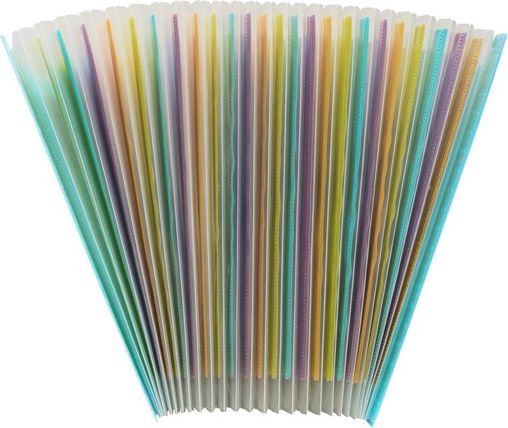 Actual product image Exacompta Offene Dokumententasche Maxi, 24 Fächer, Recycling-PP, Kollektion Pop'N Co (A4)