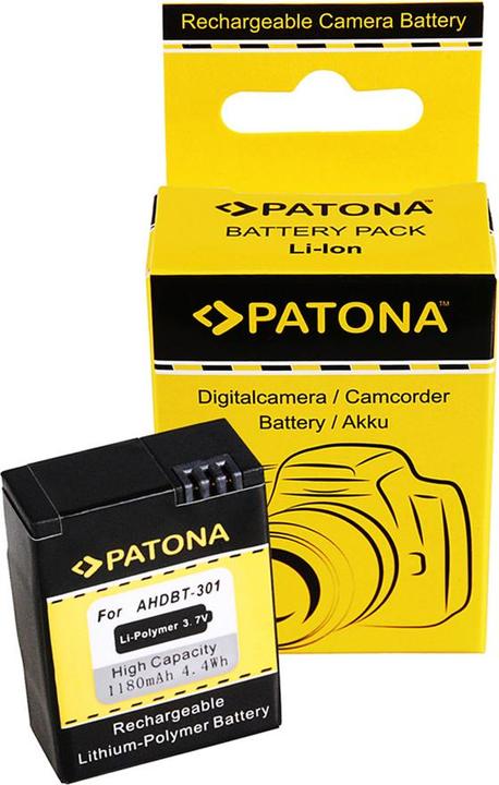 Image du produit Patona Batterie pour Gopro 3/3+ (Batterie de l'appareil photo)