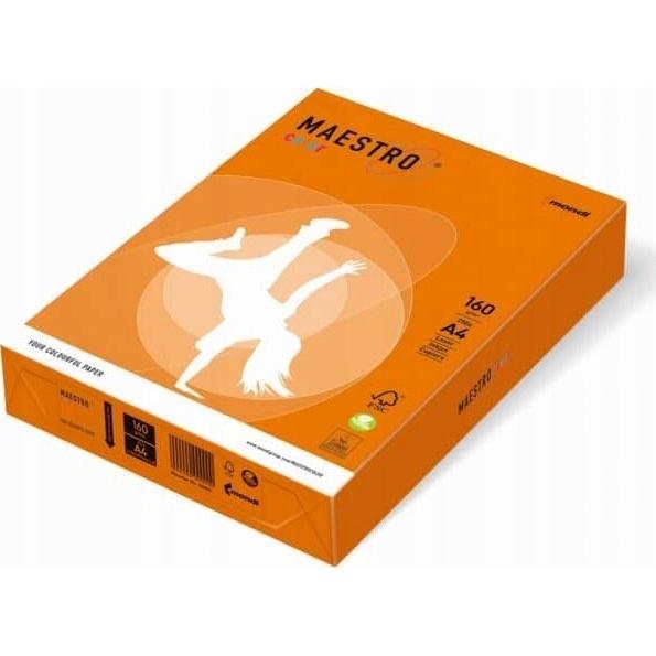 Mesko, Kopierpapier, Maestro Pap.A4 160g orange 250a OR43 MAESTRO COLOR intensive (160 g/m², A4)