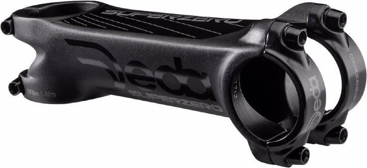 Potence Deda Superzero RS – 90 Mm, Alliage 2014, 82°, Visserie Titane, Top Cap Inclus – Pour Guidon Route