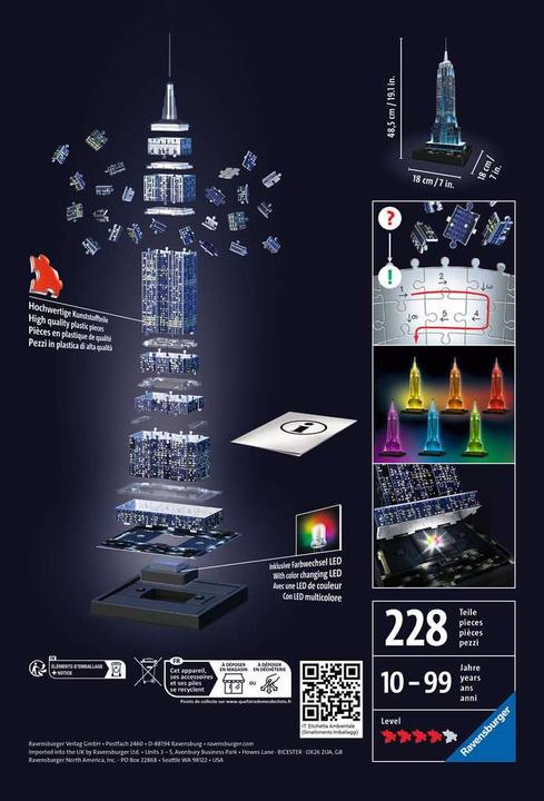 Image du produit Ravensburger L'Empire State Building la nuit (216 pièces)