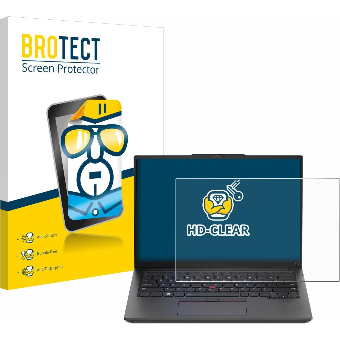 BROTECT Schutzfolie Displayschutz Klar (14"), Notebook Schutzfolie