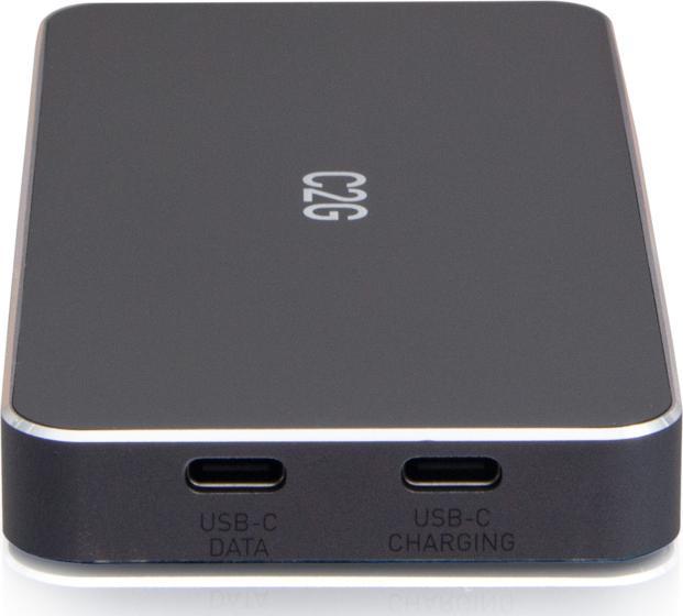 Produktbild C2G USB-C 7-in-1 Dual Display MST-Dockingstation mit HDMI, DisplayPort, Ethernet, USB und Power Deli (USB-C)