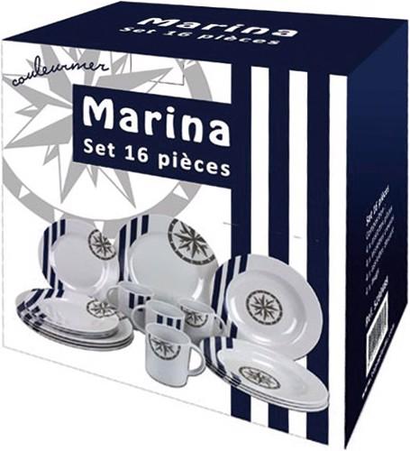 Actual product image Plastimo Tableware set Marina, 16 pieces