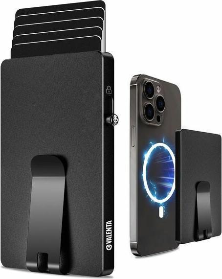 Produktbild Valenta CardCase Aluminium MagSafe Money Clip Schwarz