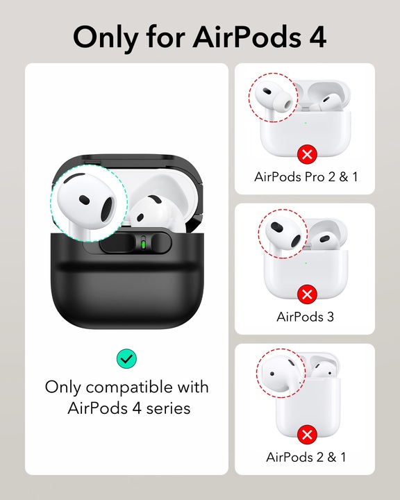 Immagine prodotto ESR Custodia PULSE AirPods4 (Manicotto per cuffie)