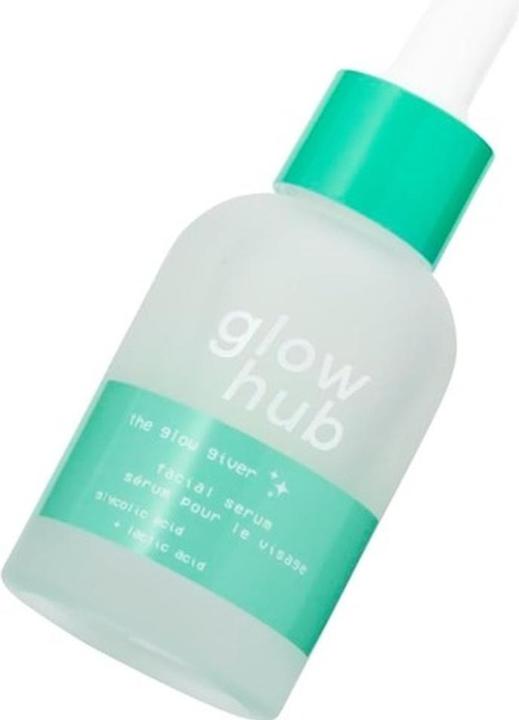 Immagine prodotto Glow Hub Siero Viso Illuminante con Acido Glicolico e Acido Lattico (30 ml)