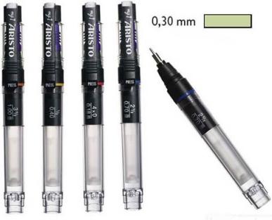 Actual product image Aristo Ink pen mg1 0,30mm (Black, Grey-green, Transparent / Black, 1x)