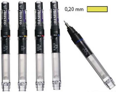 Actual product image Aristo Ink pen mg1 0,20mm (Black, Saffron yellow, Transparent / Black, 1x)