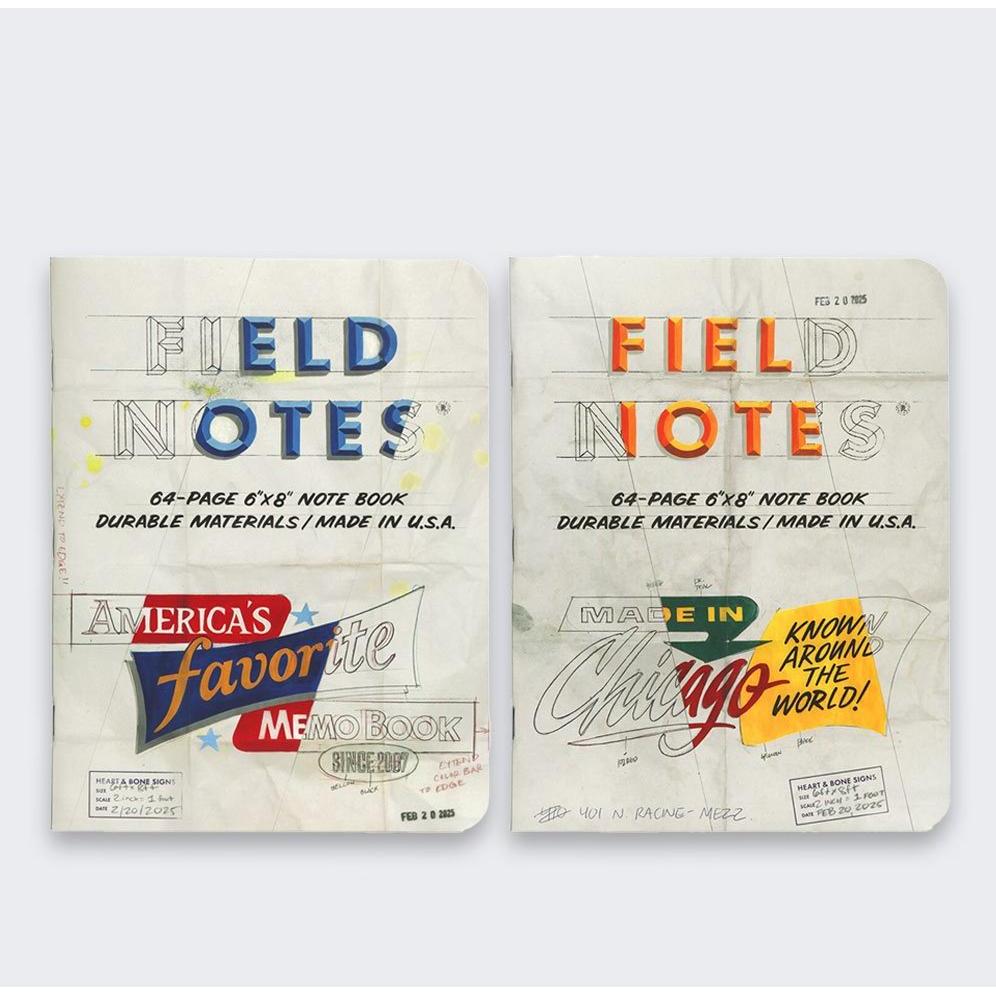Field Notes, Post-it, Notizen Der Chicago Look Kratka 2er-Pack
