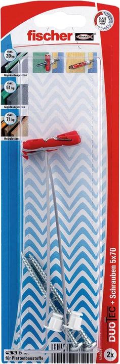 Actual product image Fischer Toggle dowel DUOTEC 10 S PH 47 mm (2 pcs.)