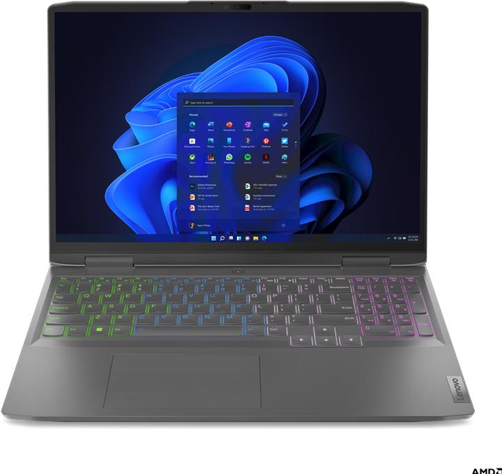 Produktbild Lenovo LOQ RTX 4060 (16", 1000 GB, 16 GB, CH, AMD Ryzen 7 7840HS)