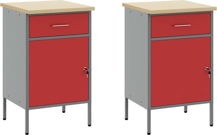 Produktbild vidaXL Werkstattschrank (55 cm, 200 cm)