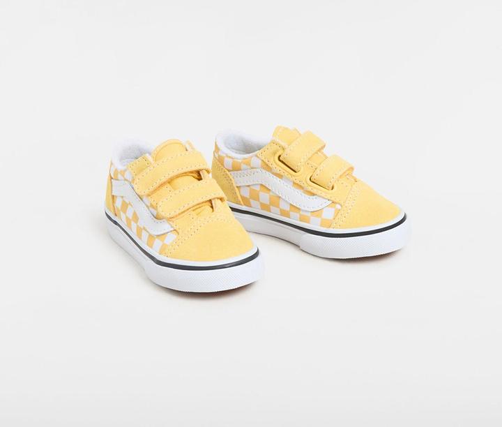 Actual product image Vans Old Skool V Color Theory Checkerboard Banana Cream (22)