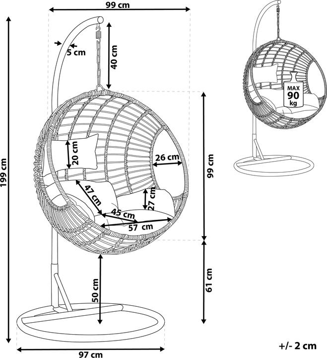 Image du produit Beliani Aspio (90 kg)