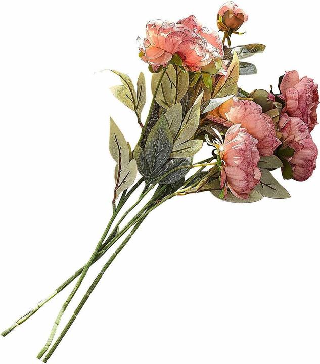Produktbild Loberon Deko-Blume 3er Set Gilgandra rosa/grün (70 cm)