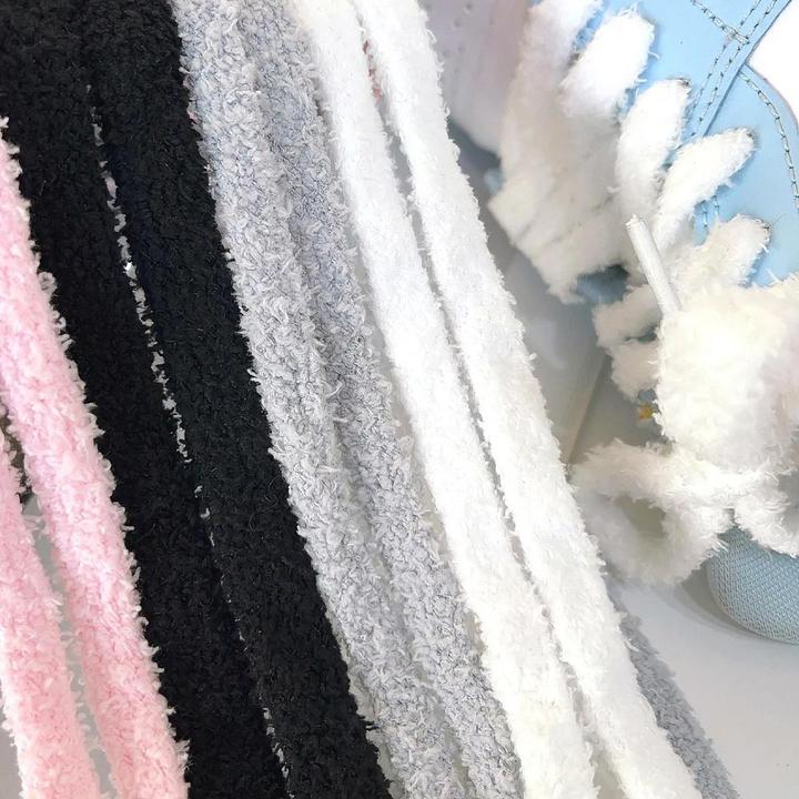 Immagine prodotto X-Tac Fuzzy Laces Flat, Plüsch-Schnürsenkel (120 cm)