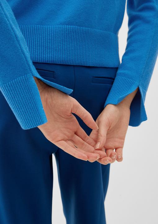 Actual product image s.Oliver Strickpullover Pullover mit geschlitztem Ärmelsaum (32)