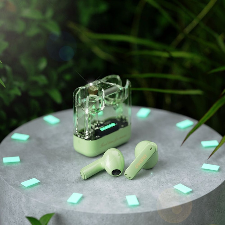 Image du produit Dudao Casque sans fil U18Pro Bluetooth 5.3 TWS - vert (5 h, Sans fil)