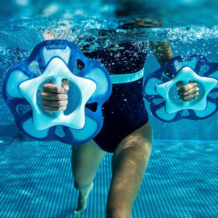 Actual product image Nabaiji Aquafitness dumbbells Pullpush Flower Aquagym