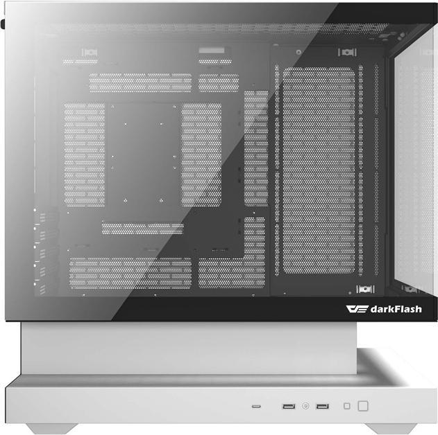 Produktbild Darkflash Tech Darkflash F1 computer case (White) + 6 ARGB fans (ITX)