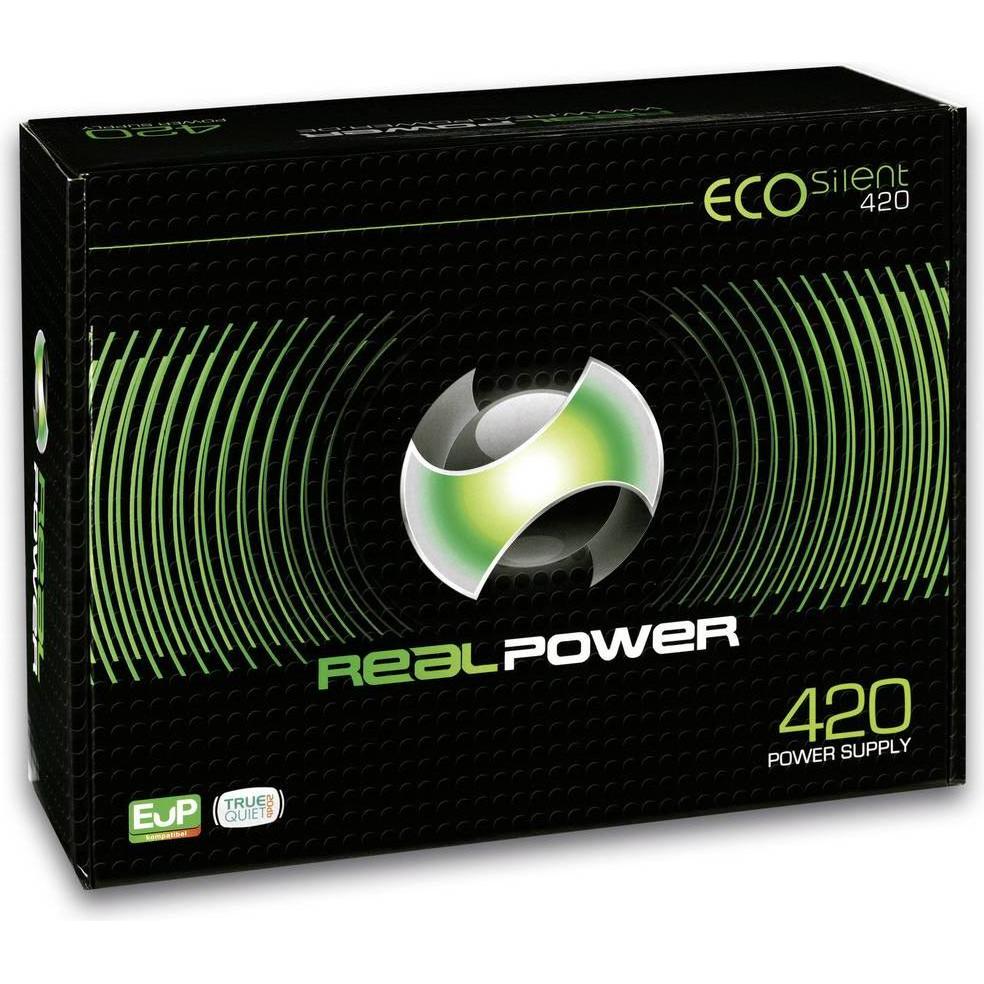 Thumbnail - RealPower RP-420 (420 W), PC Netzteil, Silber