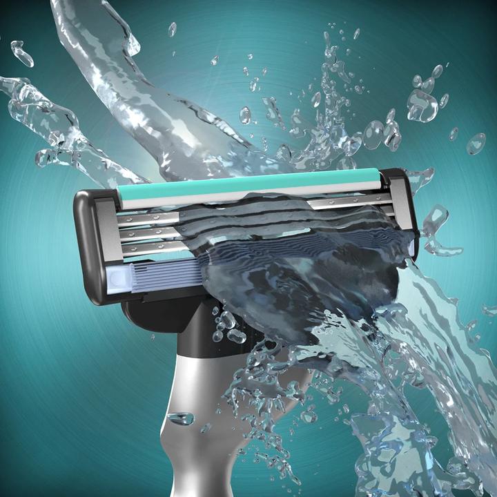 Actual product image Gillette Venus Gillette - Replacement heads Gillette Mach3 8 pcs + Extra Comfort shaving gel (Shave Gel) 200 ml